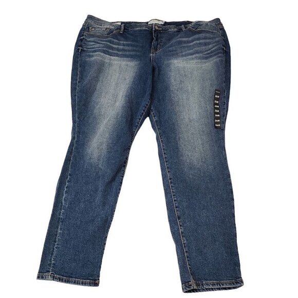 Torrid Skinny Jeans 26 Plus Womens Blue High-Rise Medium Wash Stretch NWOT - Picture 1 of 14